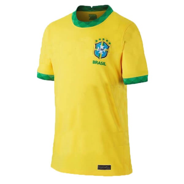 Authentic Camiseta Brasil 1ª 2020 Amarillo